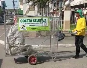 Materiais recicláveis de shows vão incrementar renda de agentes ambientais de Itabuna.