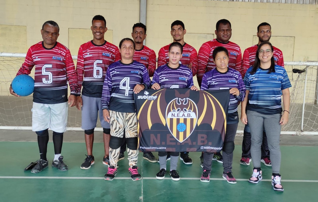 Associação de Cegos do Sul da Bahia participa de competição Regional Nordeste de GoalBall.