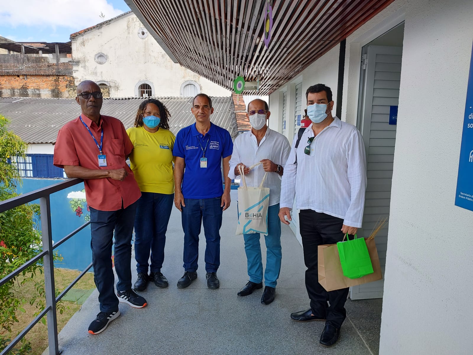 Secretário José Raimundo Araújo visita as instalações do SAC Municipal de Salvador.