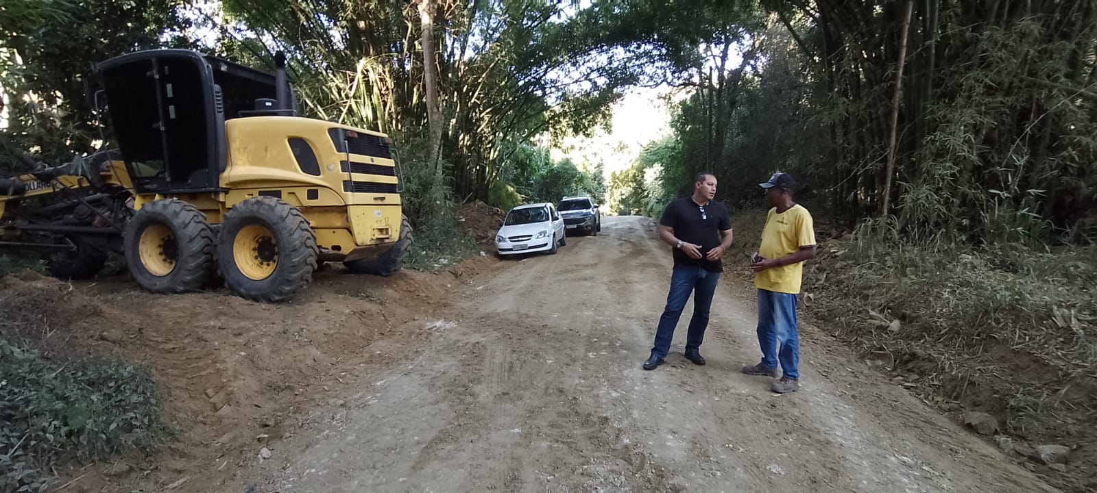 Superintendente de Serviços Públicos vistoria as melhorias no acesso de Itabuna a Vila de Mutuns.