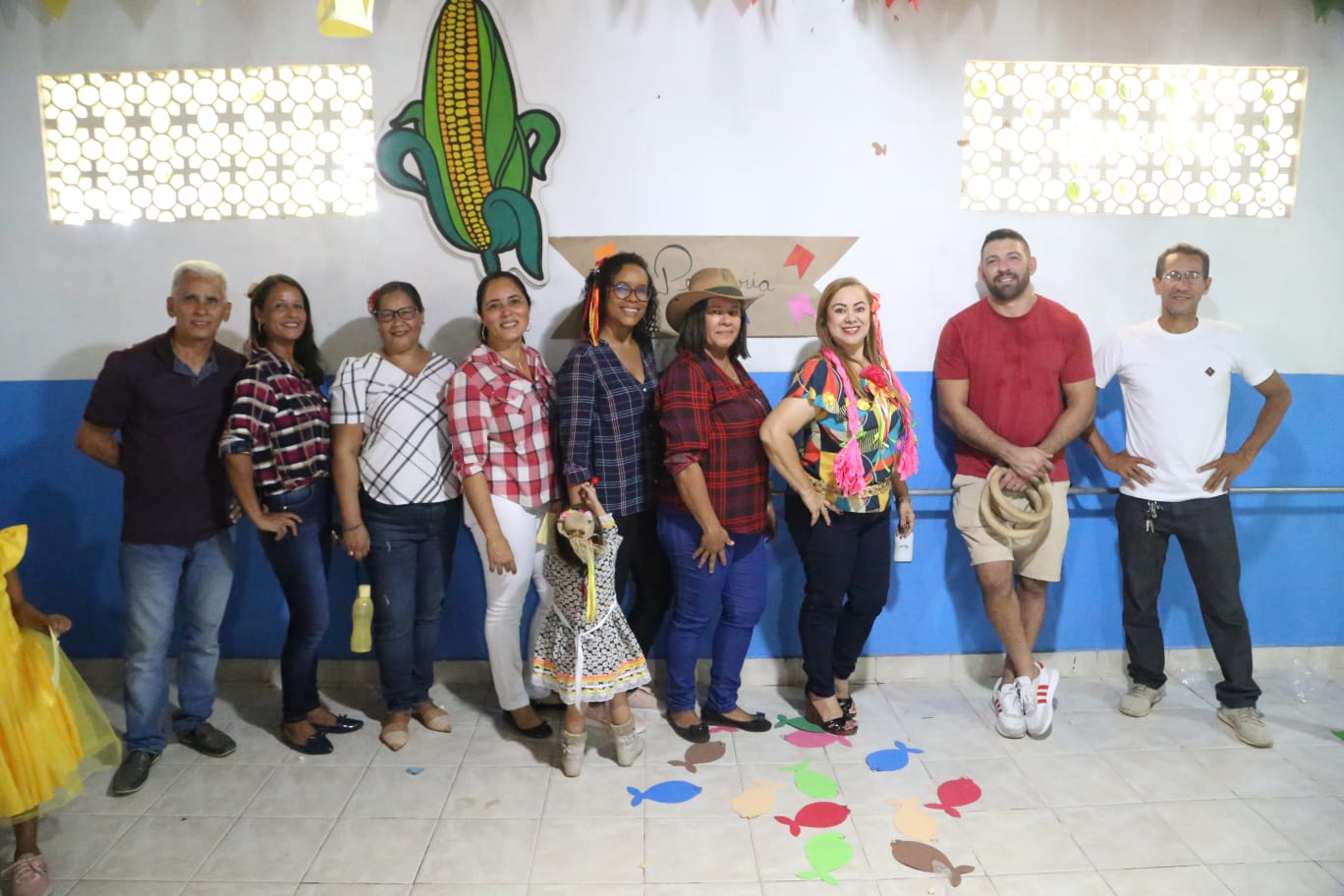 Festividades juninas encerraram semestre nas unidades da Fundação Marimbeta.