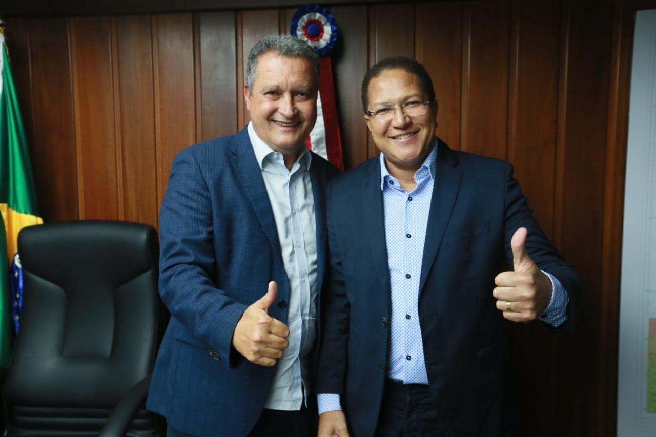 Rui Costa recebe Augusto Castro em audiência e reafirma investimentos estruturantes em Itabuna.