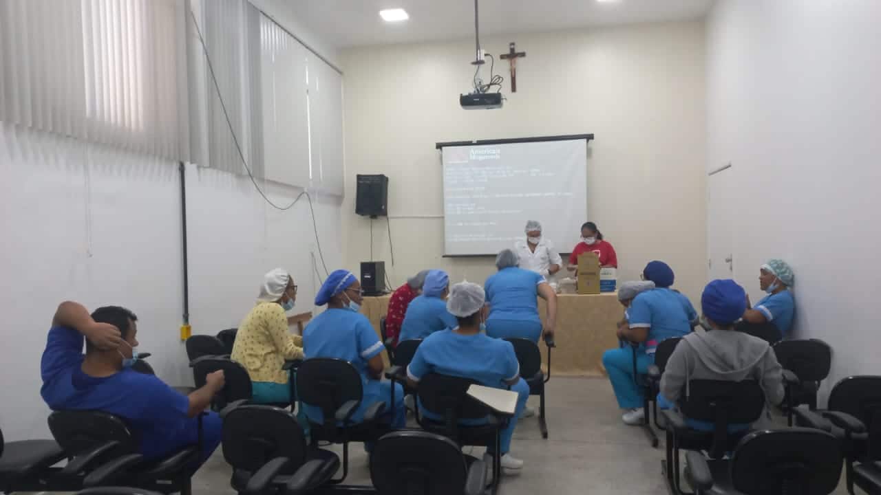 CERPAT promove campanha educativa com os colaboradores do Hospital de Base.