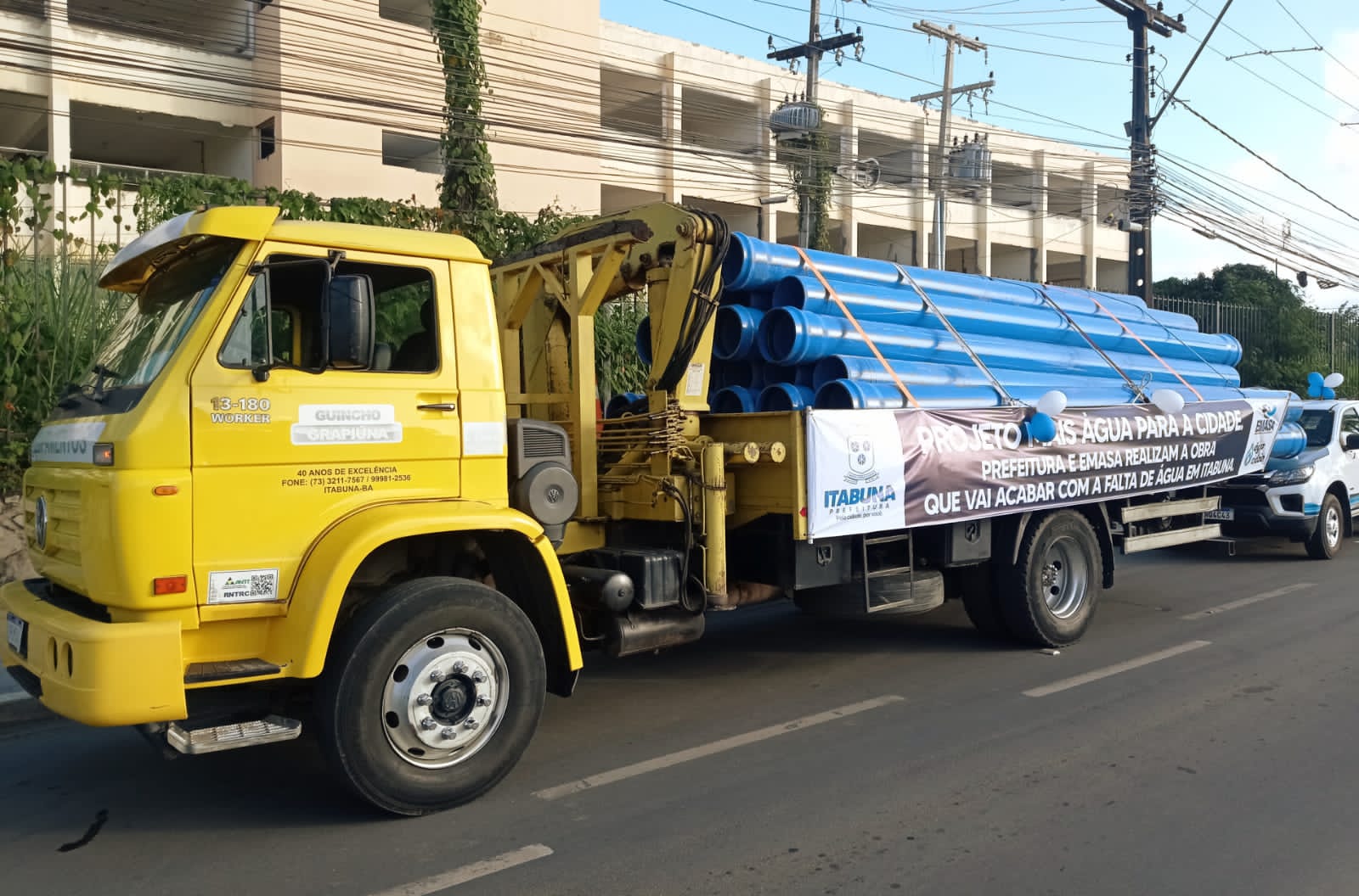 Emasa apresenta equipamentos do projeto Mais Água para a Cidade.
