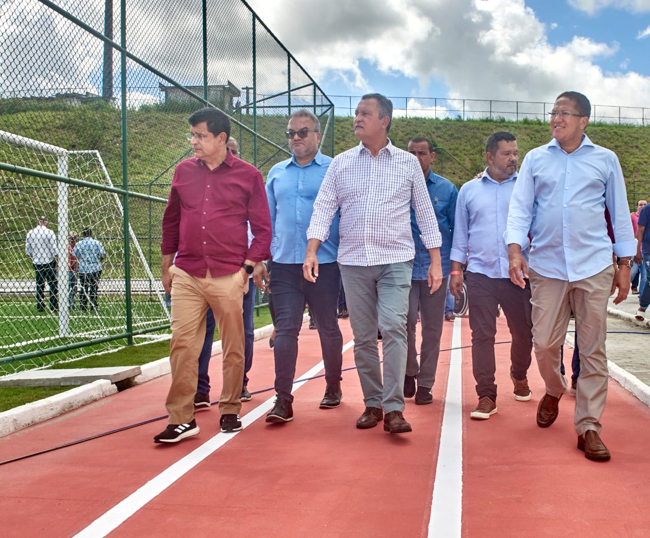 Prefeito Augusto Castro e o Governador Rui Costa cumprem maratona de inauguração, ordens de serviço e vistoria de obras em Itabuna.
