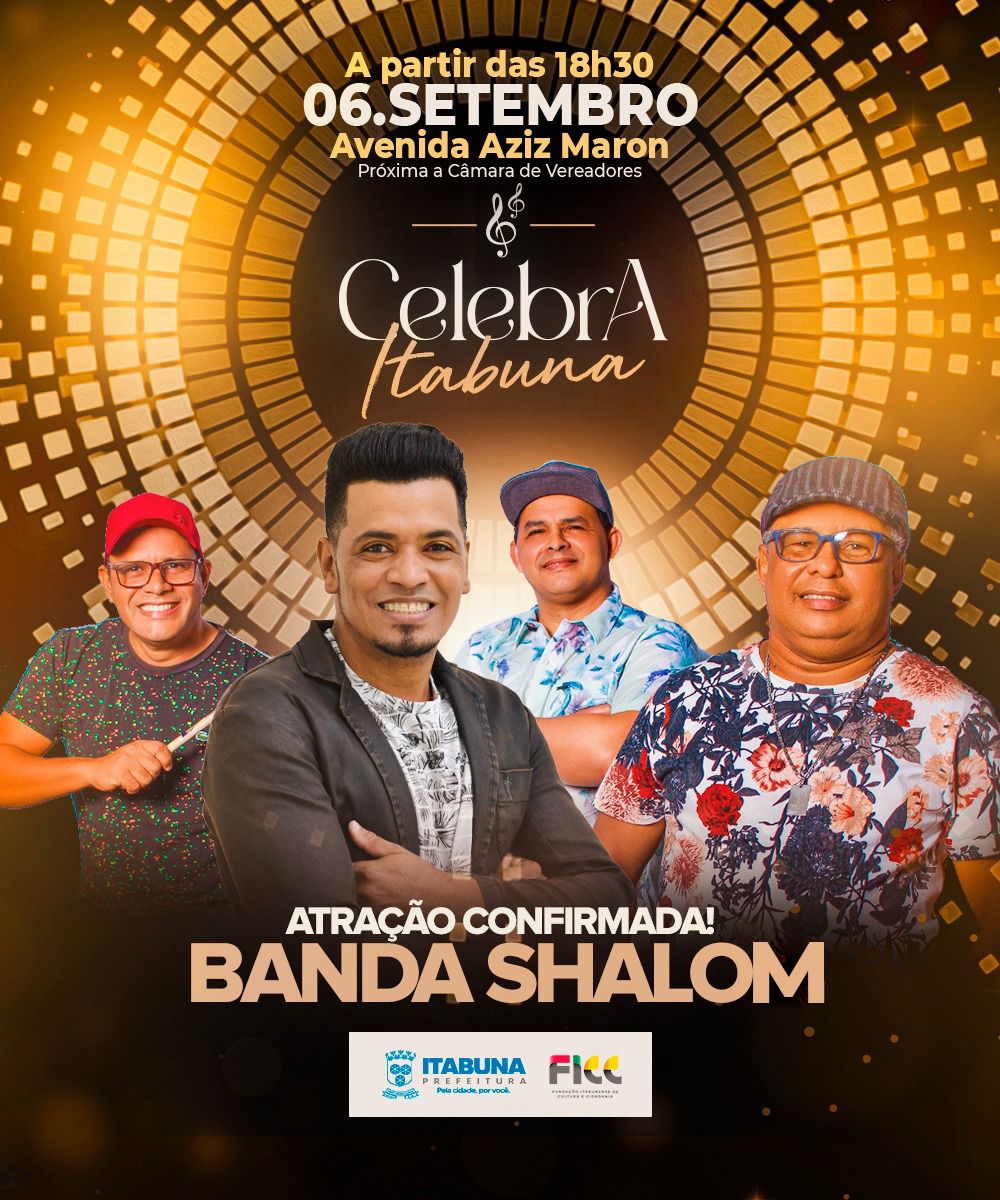 Contagem regressiva para o Festival de Música “Celebra Itabuna” que começa amanhã.