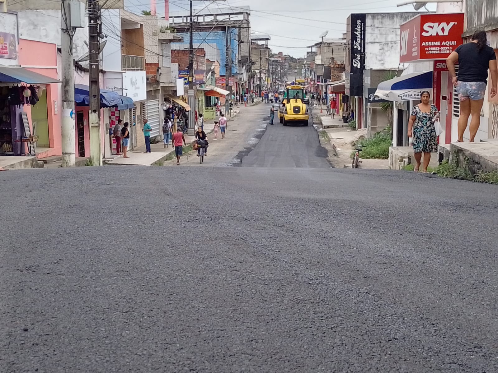 Prefeitura de Itabuna executa a requalificação asfáltica da Avenida Bionor Rebouças e Rua Rio Branco.