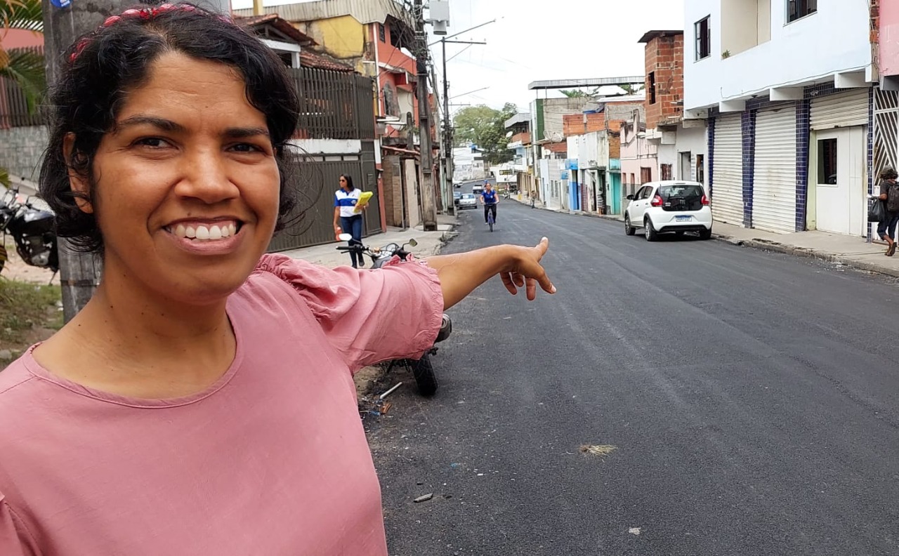 Prefeitura de Itabuna inicia pavimentação asfáltica da Avenida Ilhéus.