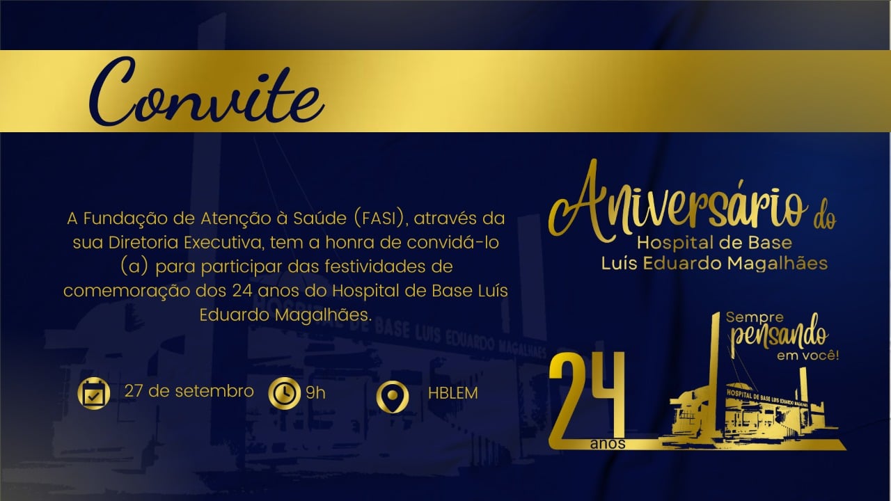 Hospital de Base completa 24 anos com nova fase de avanços e conquistas.