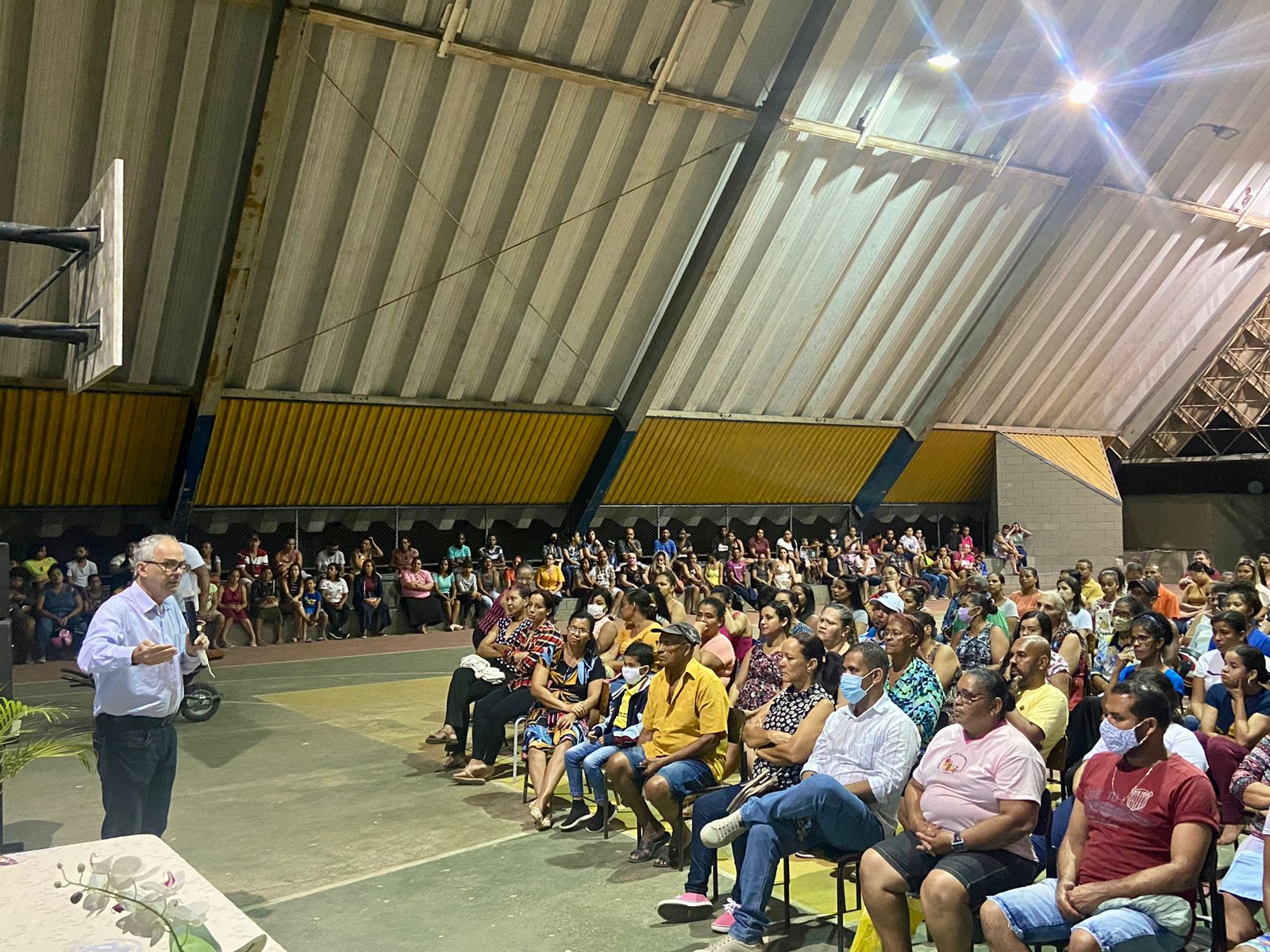 Secretaria de Educação reúne pais para apresentação do Vetor Disciplinar no Colégio CAIC.