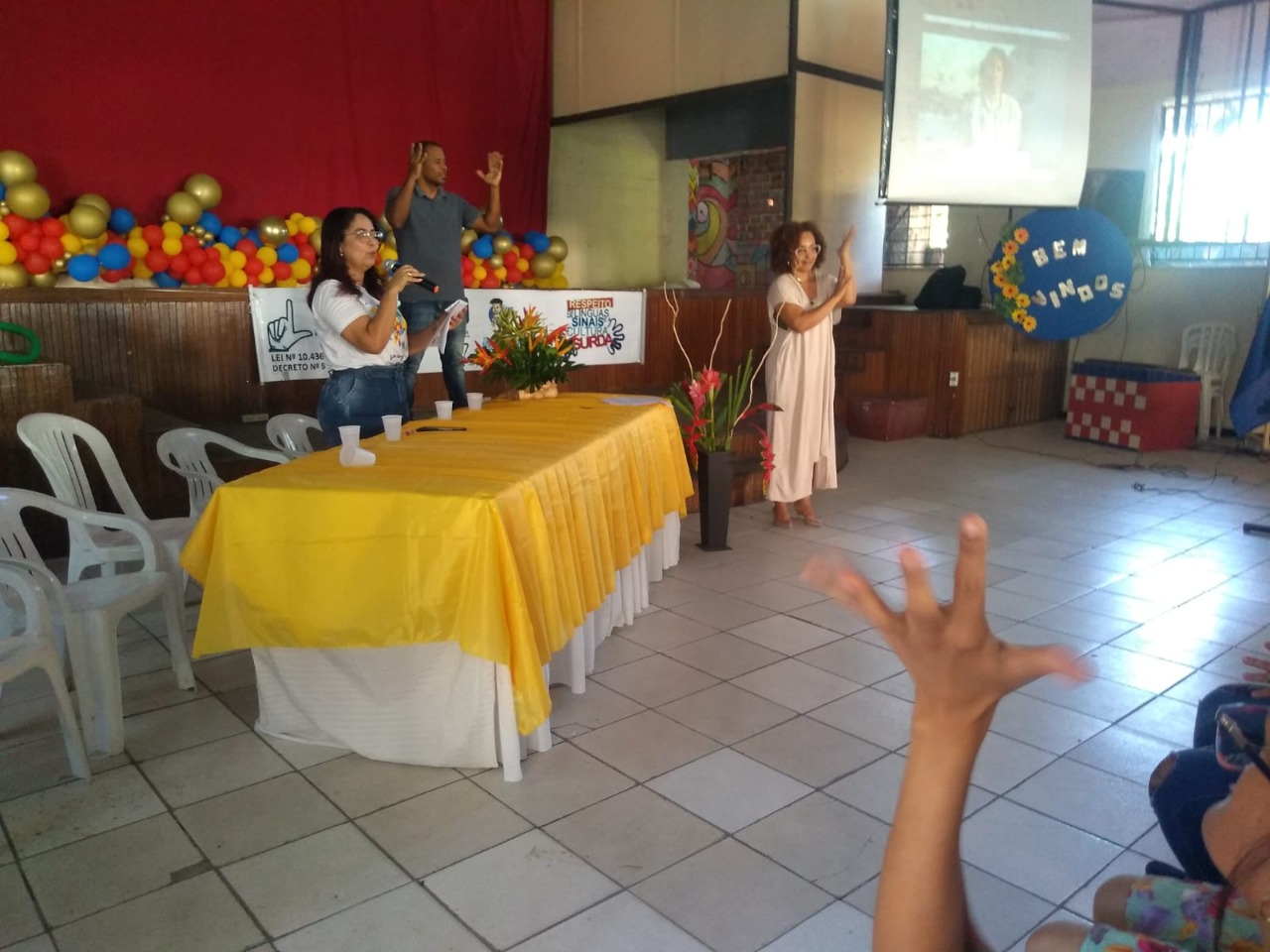 CEPEI comemora o Dia Nacional do Surdo e os 20 anos da Língua Brasileira de Sinais.