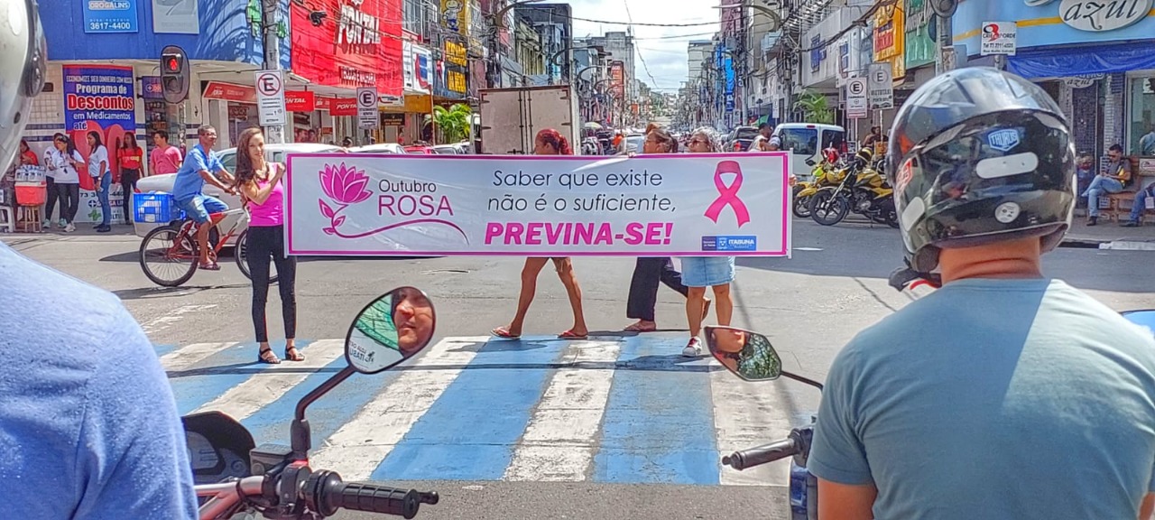 Prefeitura de Itabuna abre a Campanha Outubro Rosa com “Pit-Stop”.