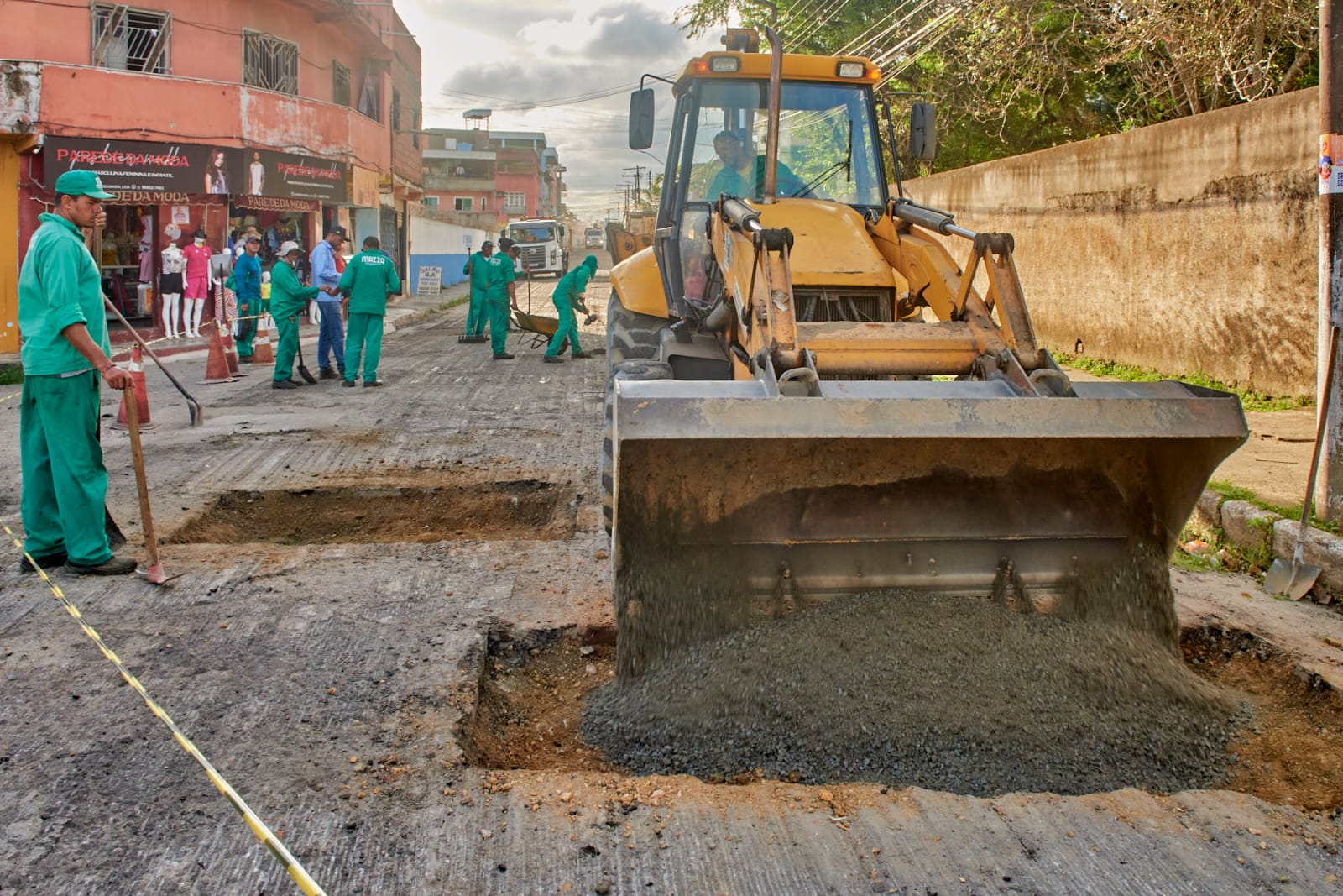 Requalificação asfáltica da Rua Floresta beneficia milhares de moradores do São Caetano.