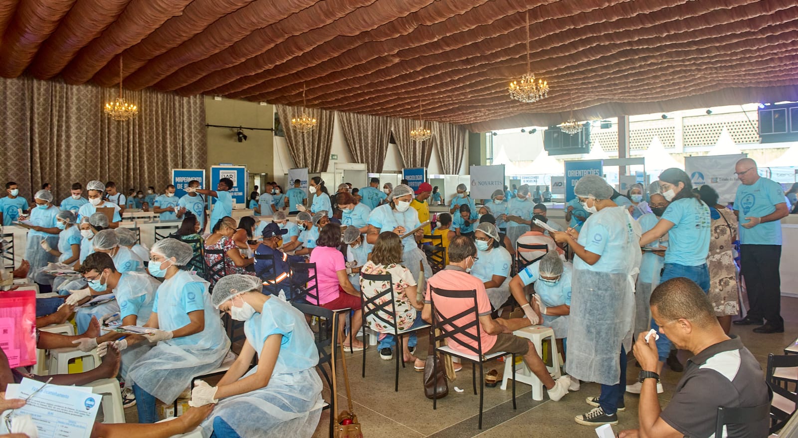 Mutirão do Diabetes atrai multidão nesse primeiro dia em Itabuna.