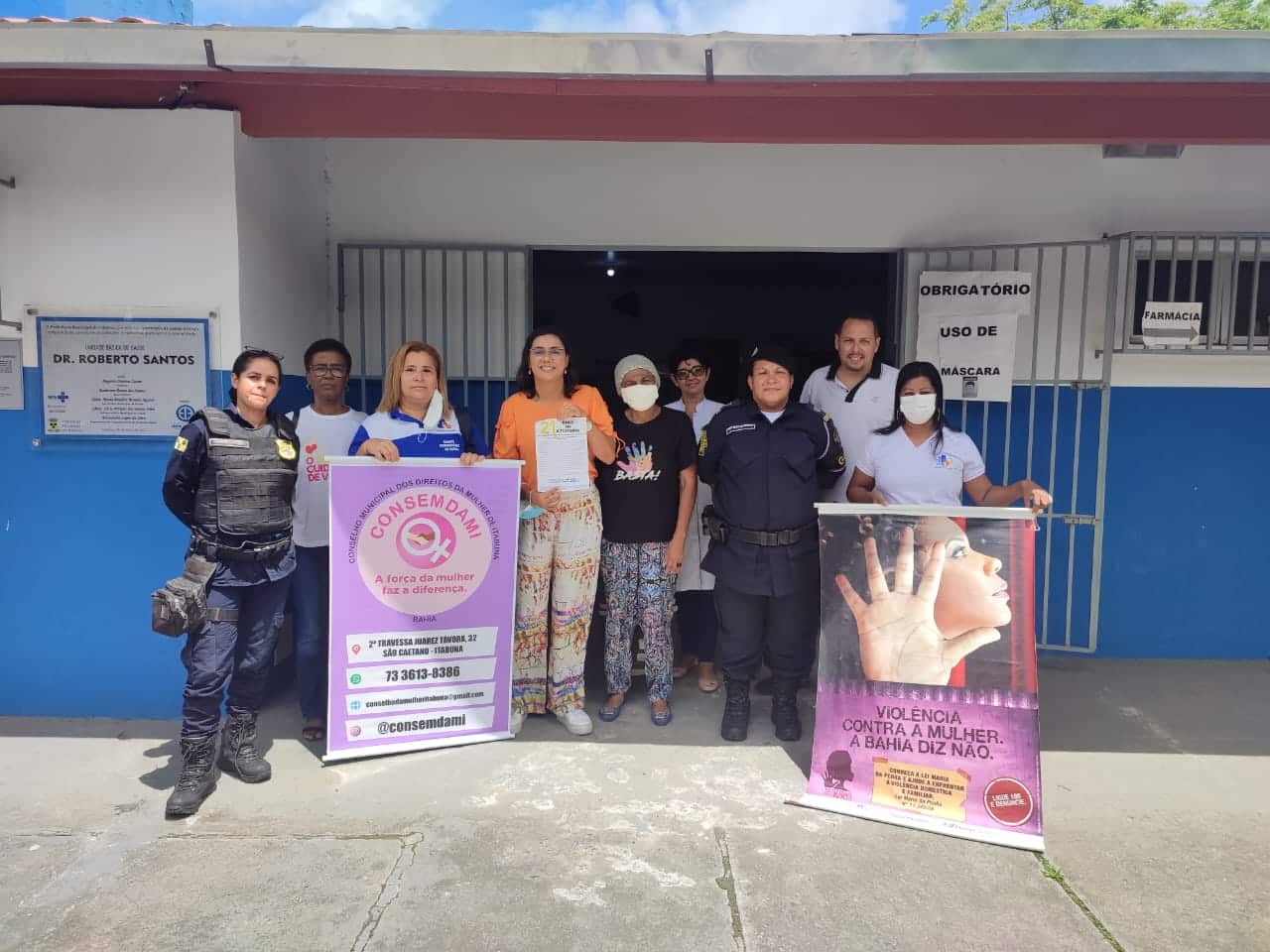 Guarda Civil de Itabuna e Conselho Municipal promovem ações contra a violência de que a mulher é vítima.