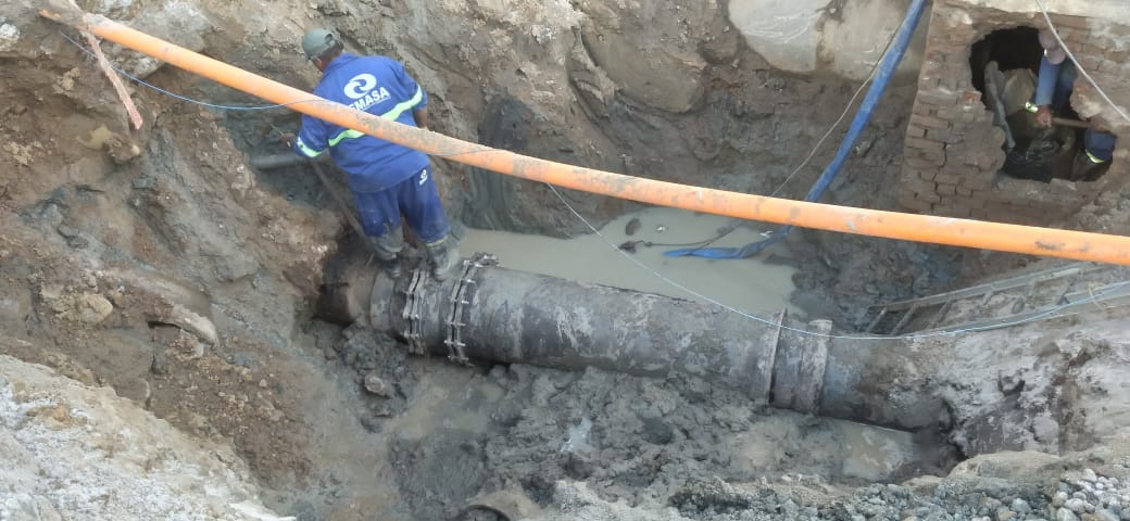 Itabuna: Serviço de recuperação adutora rompida no Jardim Vitório é concluído e abastecimento será retomado gradativamente