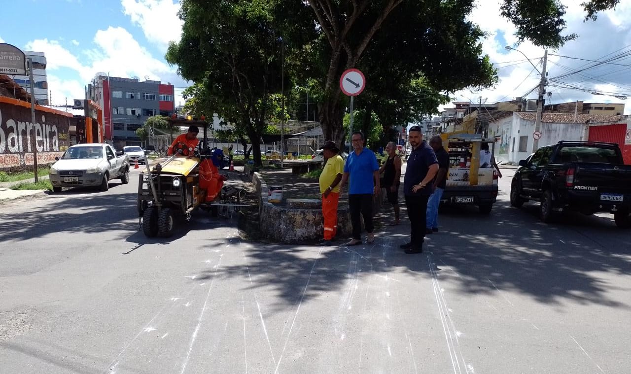 SETTRAN melhora a sinalização de trânsito do Bairro de Fátima