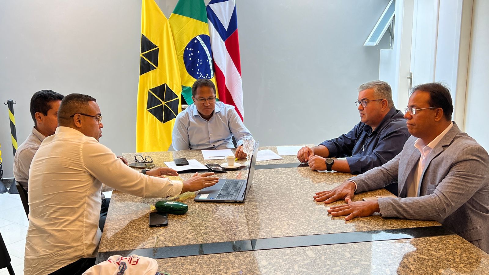 Prefeito Augusto Castro recebe em audiência Comissão Organizadora do Caravana do Judô Unimed