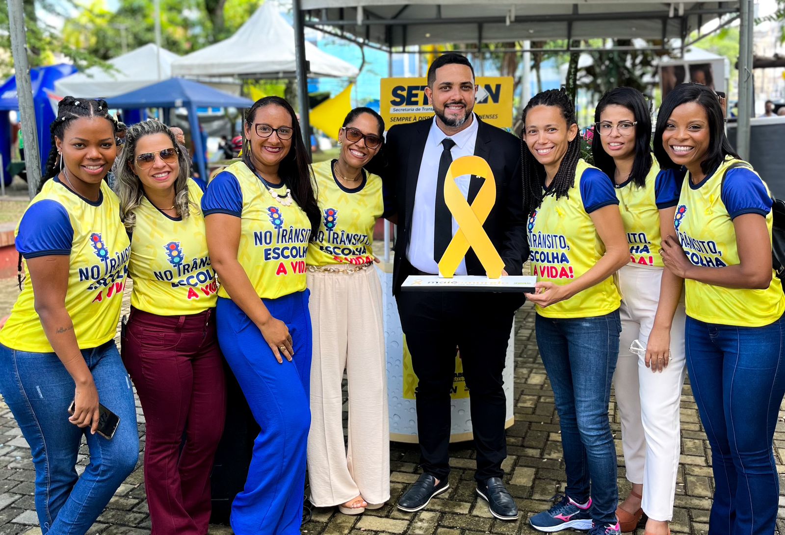 SETTRAN lança a Campanha Maio Amarelo com ação especial na Praça José Bastos