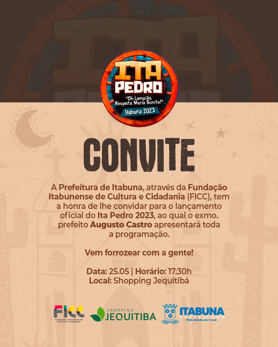ItaPedro será lançado na próxima quinta-feira, 25, no Shopping Jequitibá