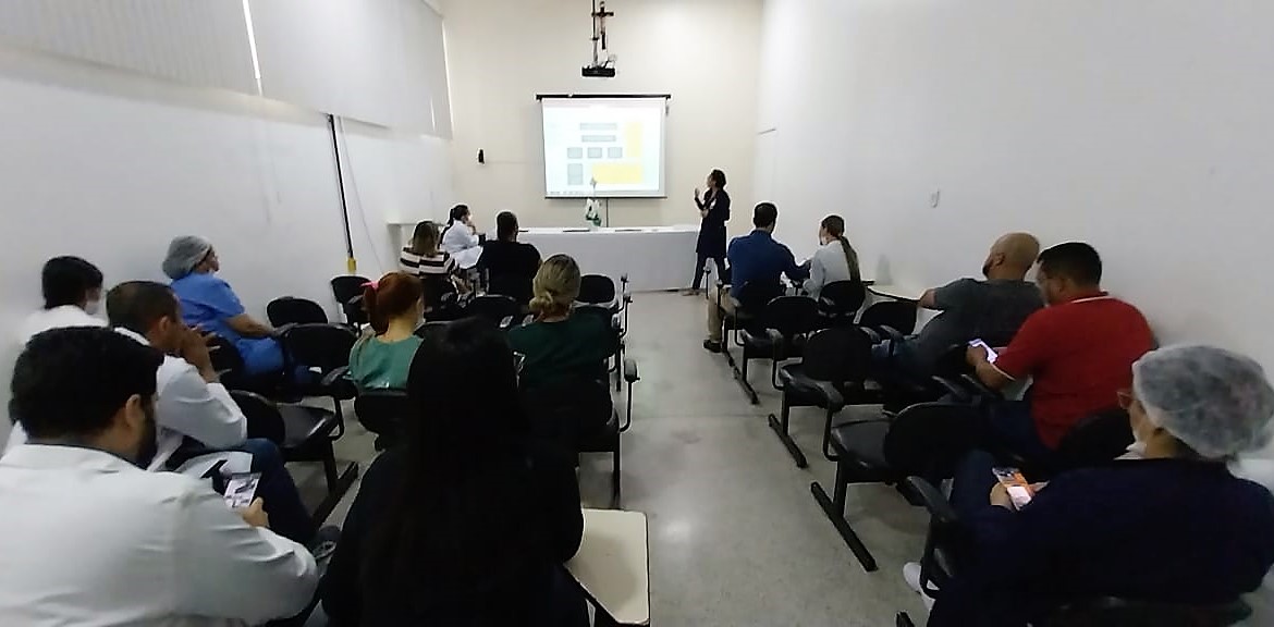 Palestra e testagem rápida marcaram a Campanha Julho Amarelo no Hospital de Base de Itabuna