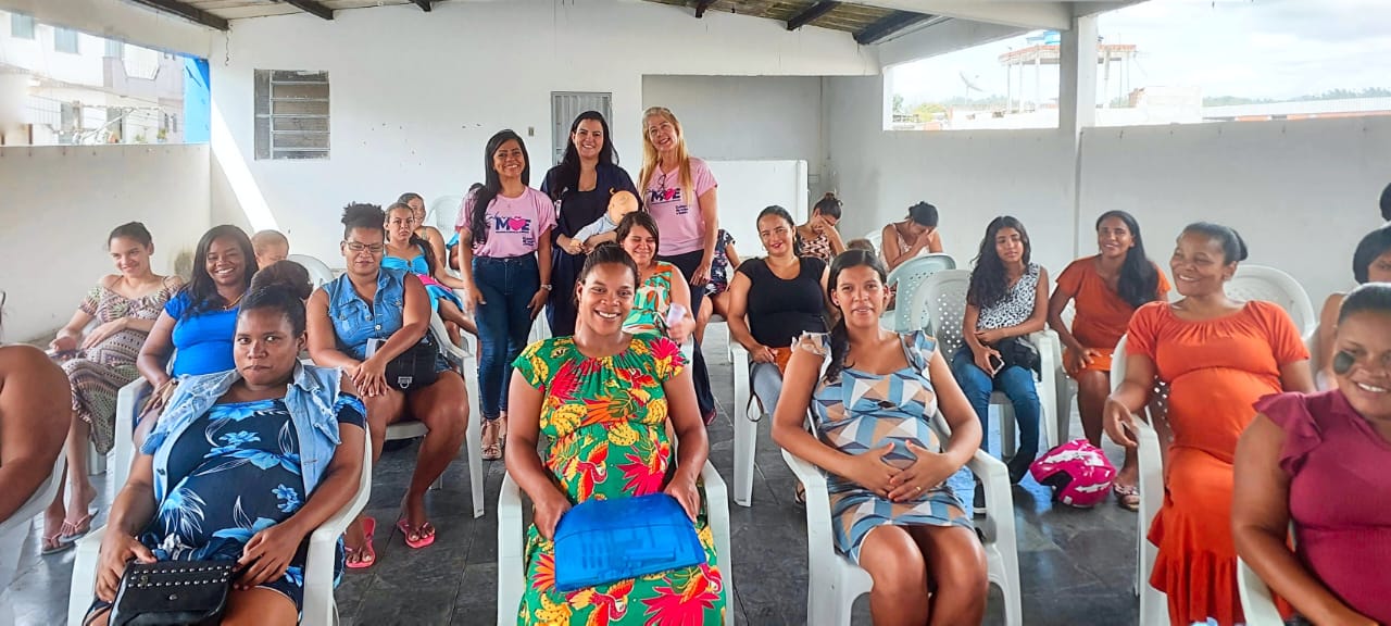 Gestantes atendidas pelo CRAS 4 recebem orientações sobre amamentação correta
