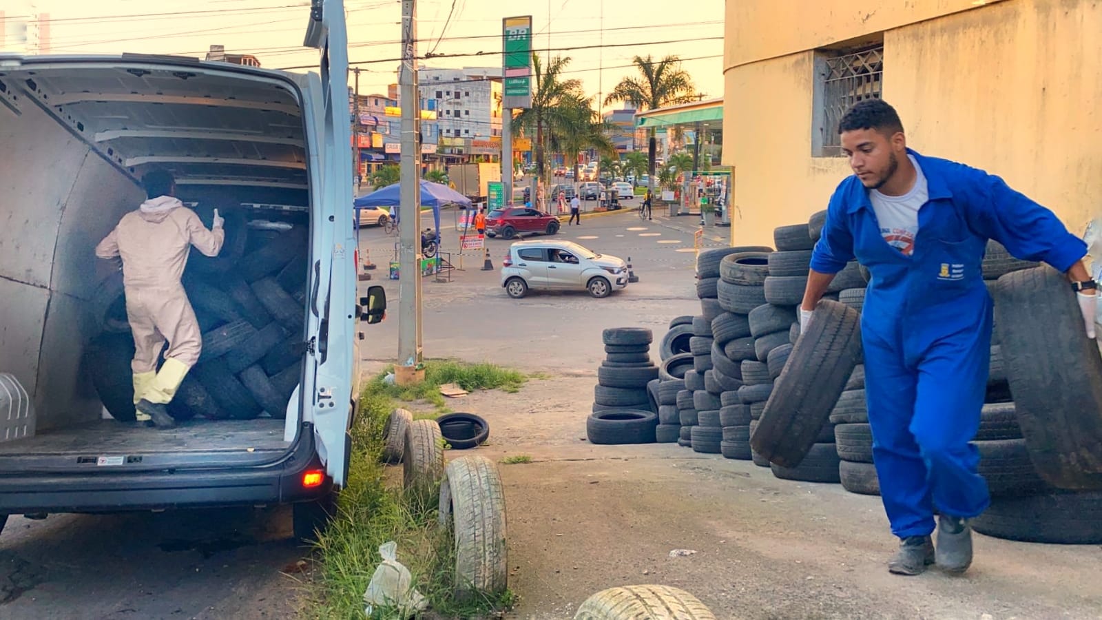 Prefeitura de Itabuna recolhe mais de 600 pneus usados e pede apoio da comunidade para usar o Ecoponto