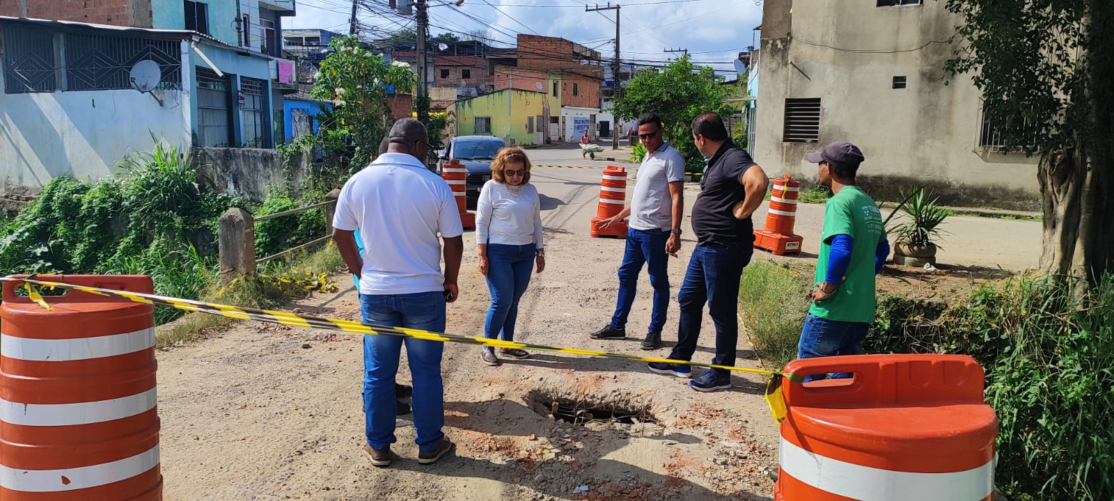 Prefeitura de Itabuna realiza serviços de infraestrutura na ponte entre os bairros São Caetano e Sarinha Alcântara