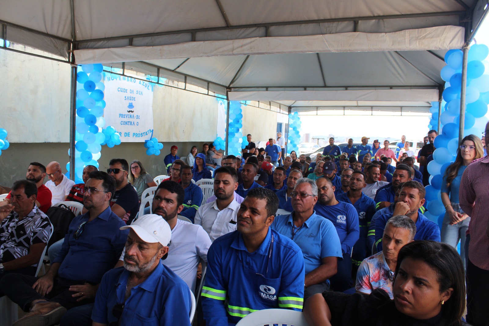 Palestra sobre a saúde do homem e câncer de próstata abrem o Novembro Azul da EMASA para os colaboradores