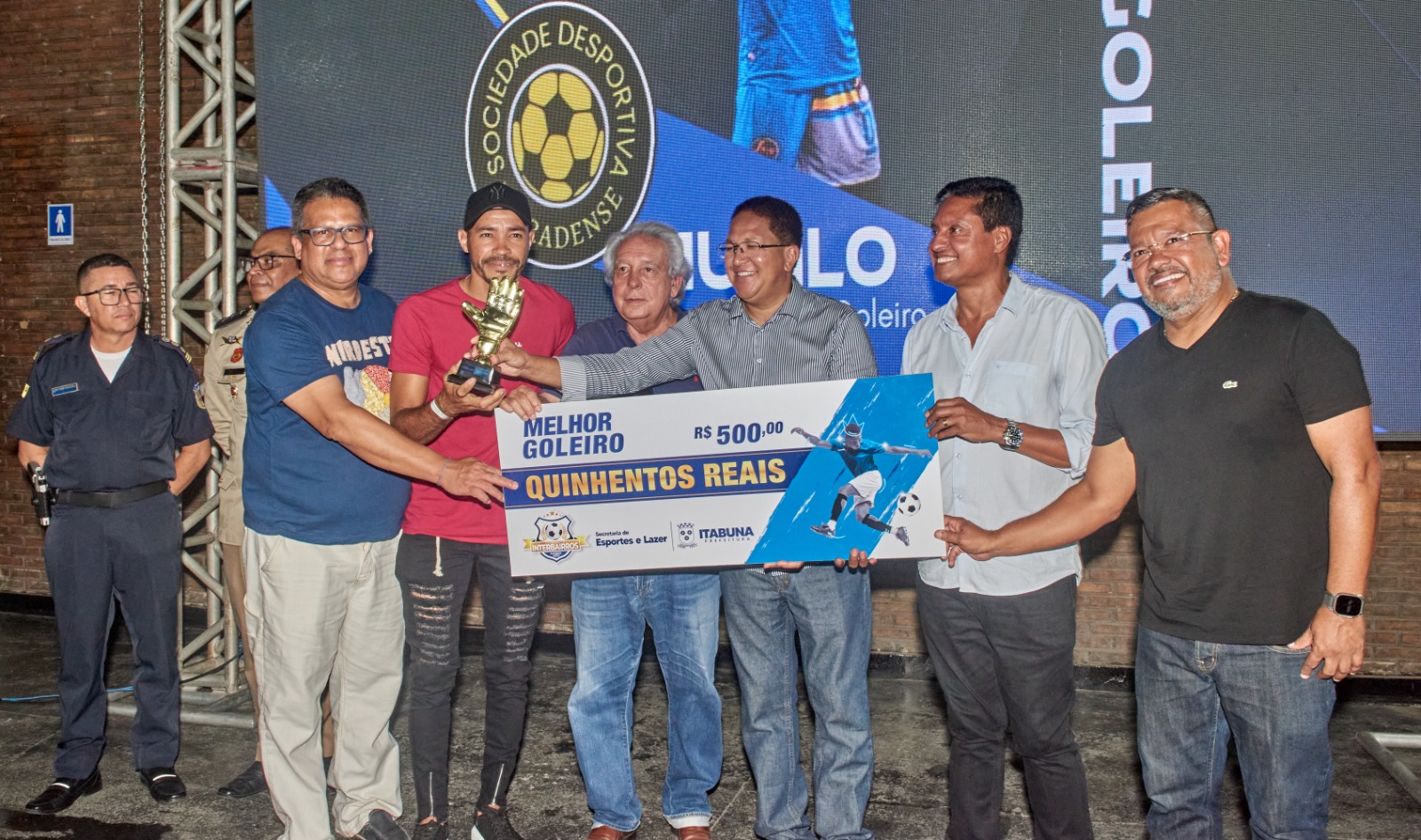 Celebração do esporte e da interação marcam a entrega da premiação do Campeonato Interbairros de Futebol de Itabuna
