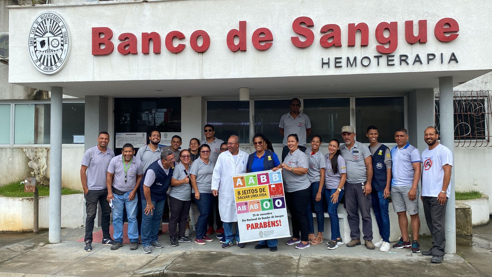 Agentes de Combate às Endemias promovem ação solidaria no Natal ao doar sangue em Itabuna