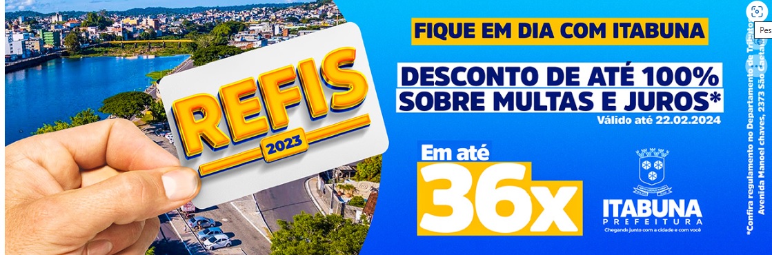 Prefeitura de Itabuna alerta os contribuintes para o prazo de pagamento do IPTU