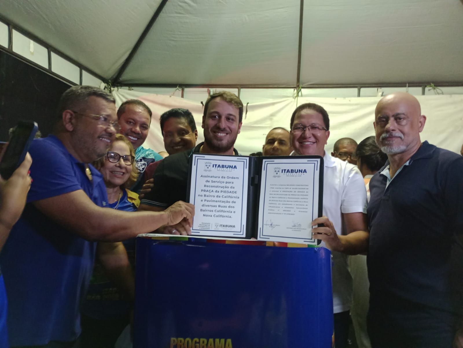 Prefeito Augusto Castro autoriza urbanização de 25 ruas do Califórnia e Nova Califórnia e a reconstrução da Praça da Piedade