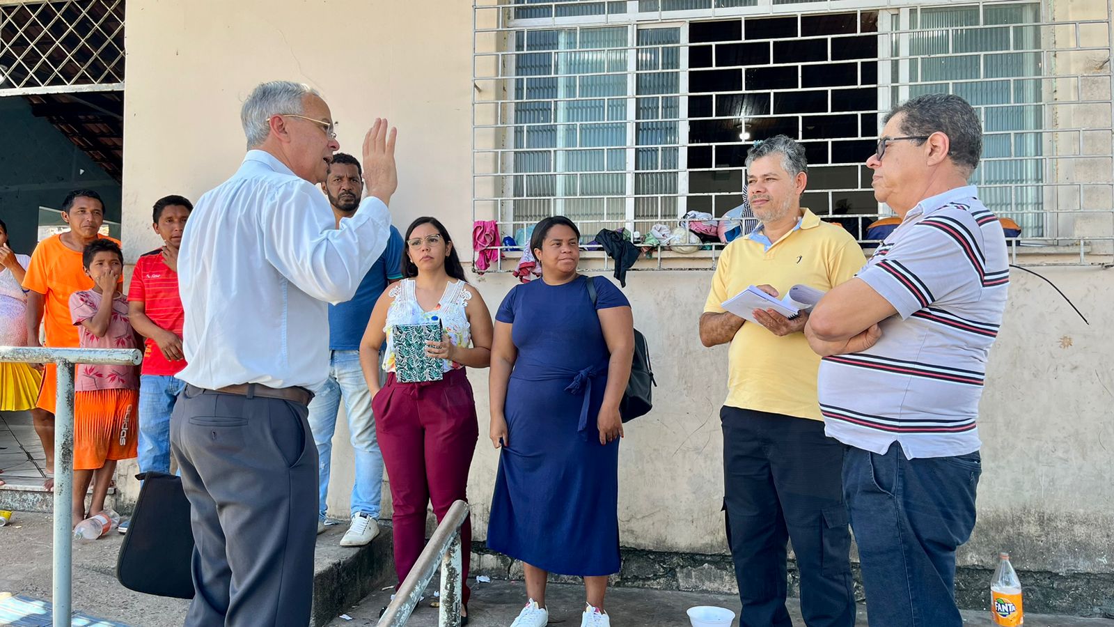 Representantes do MPF visitam abrigo de migrantes venezuelanos em Itabuna
