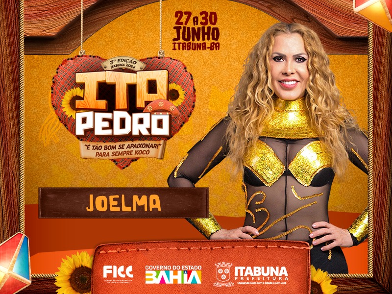 Prefeitura de Itabuna confirma Joelma como mais uma atração do Ita Pedro 2024