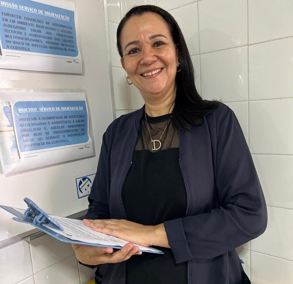 Hospital de Base destaca eficiência do Serviço de Higienização na redução do risco de infecções