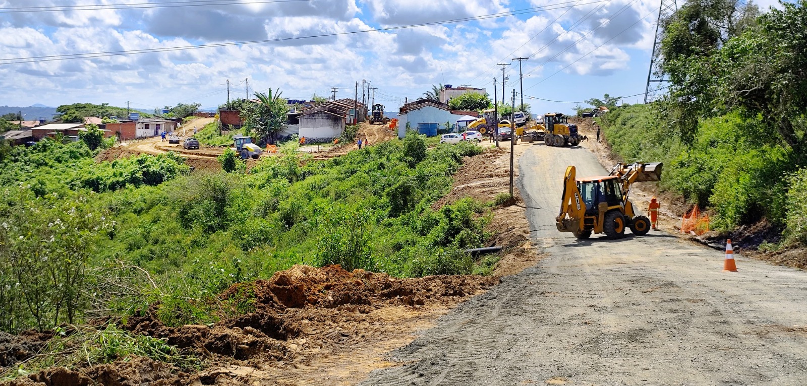 Avançam obras e serviços de urbanização do Vale do Sol, Maria Pinheiro e Novo Fonseca executadas pela Prefeitura de Itabuna