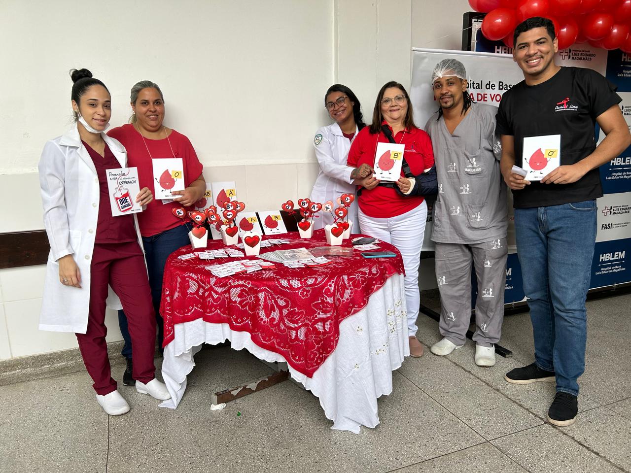 Pit-Stop antecipa o Dia Mundial do Doador de Sangue no Hospital de Base
