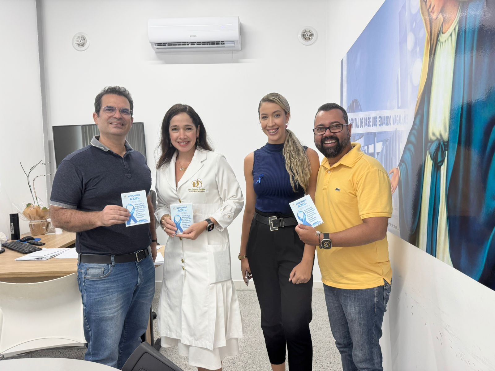 Bate-papo sobre câncer de próstata encerra Novembro Azul no Hospital de Base de Itabuna