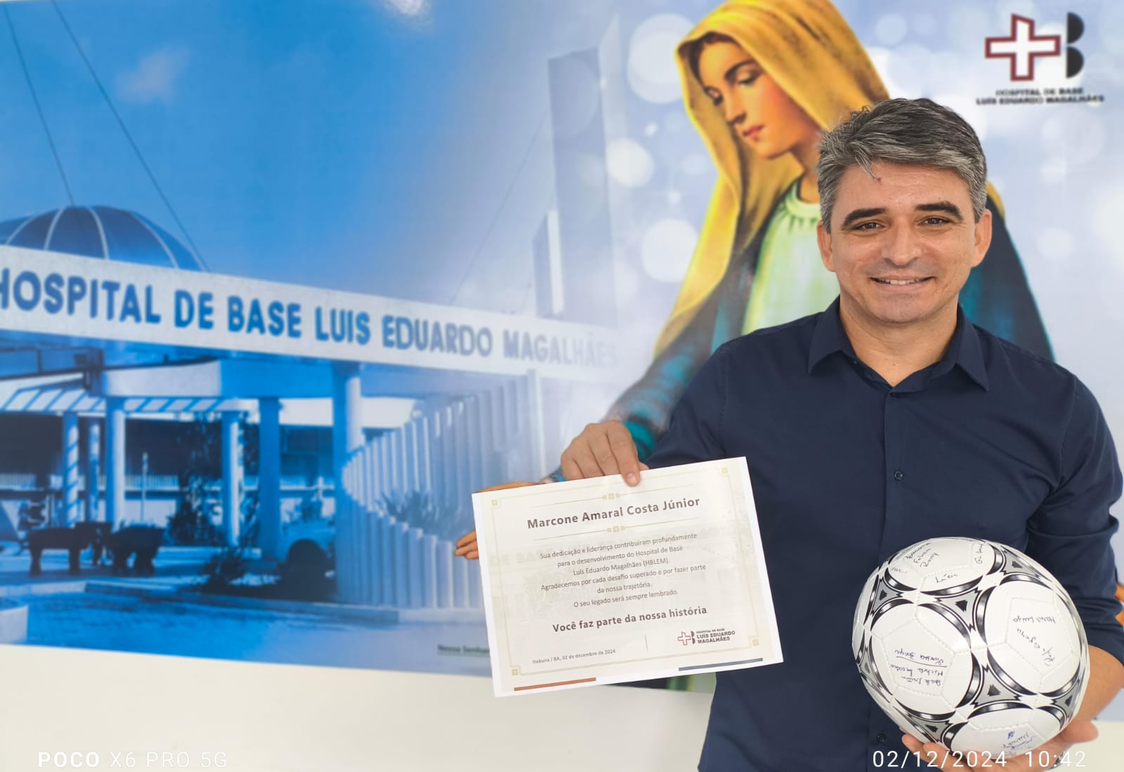 Colaboradores do Hospital de Base de Itabuna se despediram de Marcone Amaral; médico João Omar assume a presidência da FASI