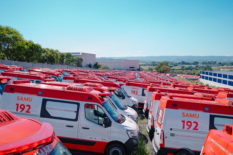 Ministério da Saúde entrega três ambulâncias para renovação da frota SAMU-192 de Itabuna
