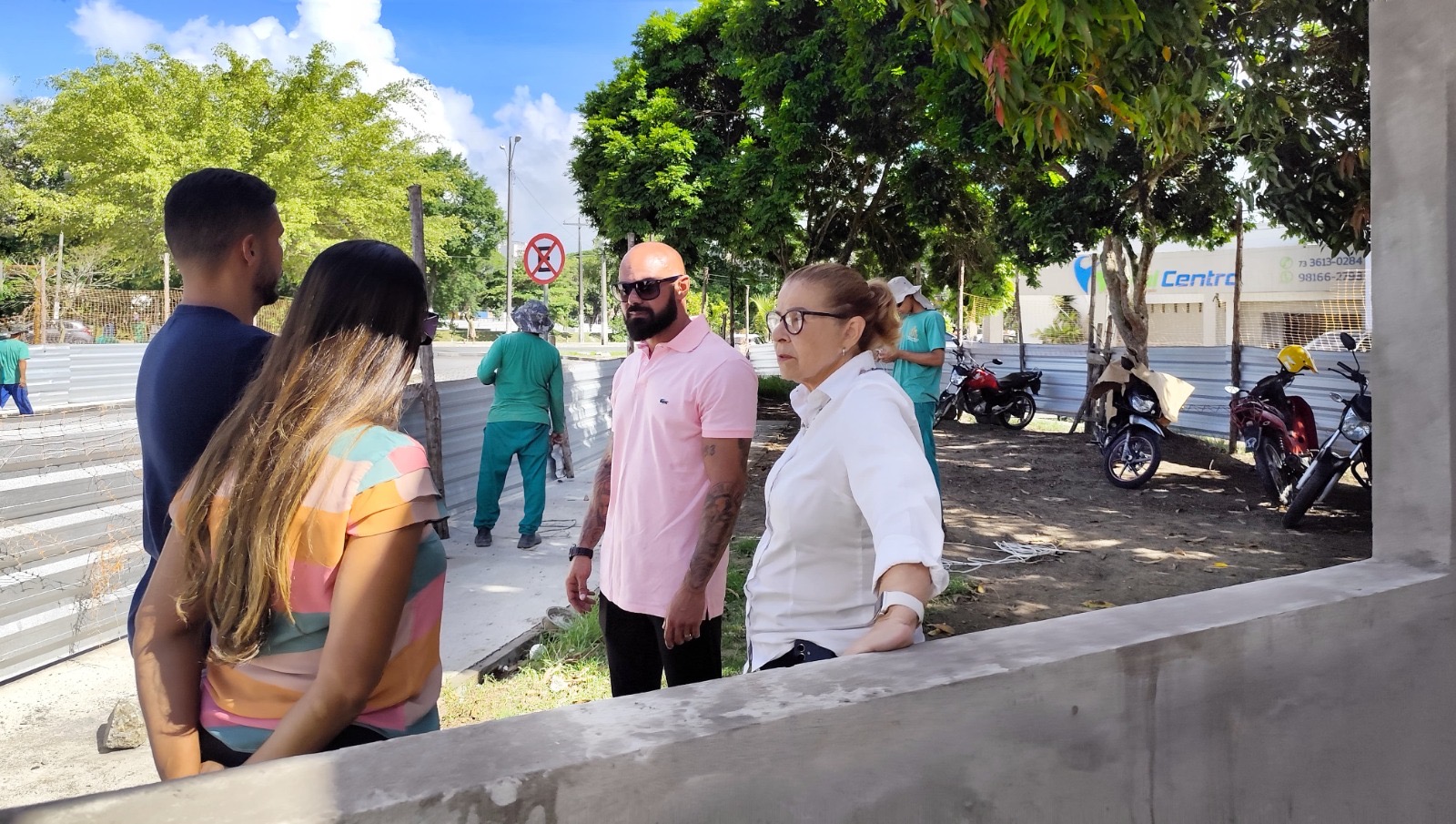 Prefeitura de Itabuna e representante da ORDF inspecionam obras da Praça do Cacau