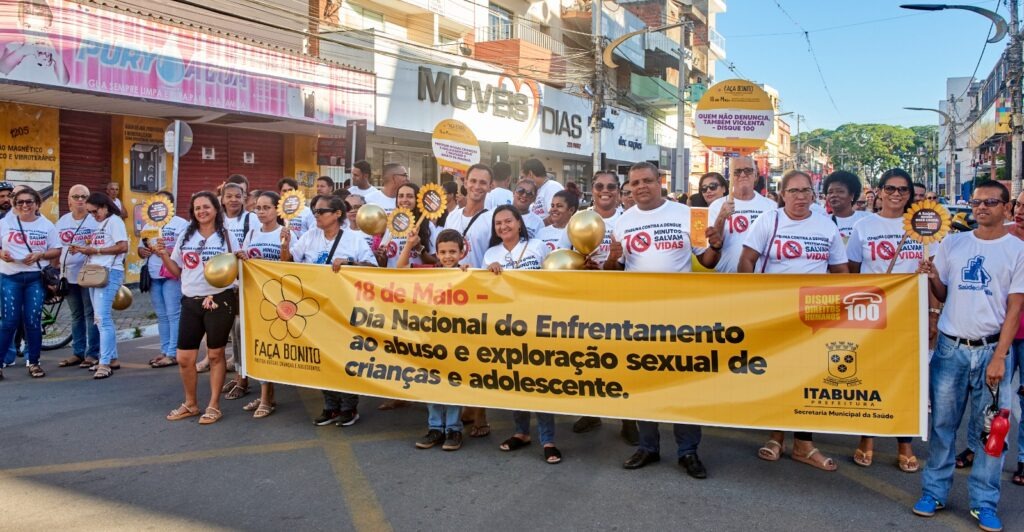 Caminhada nesta sexta-feira marcará ações contra o abuso e exploração sexual de crianças e adolescentes em Itabuna