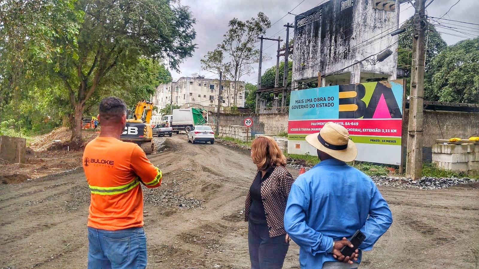 Governo do Estado já executou 40% das obras de pavimentação da ligação de Itabuna à BA-649, no São Judas Tadeu