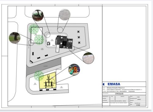 NOTA - Assinatura de ordem de serviço para requalificação da Praça da EMASA é adiada