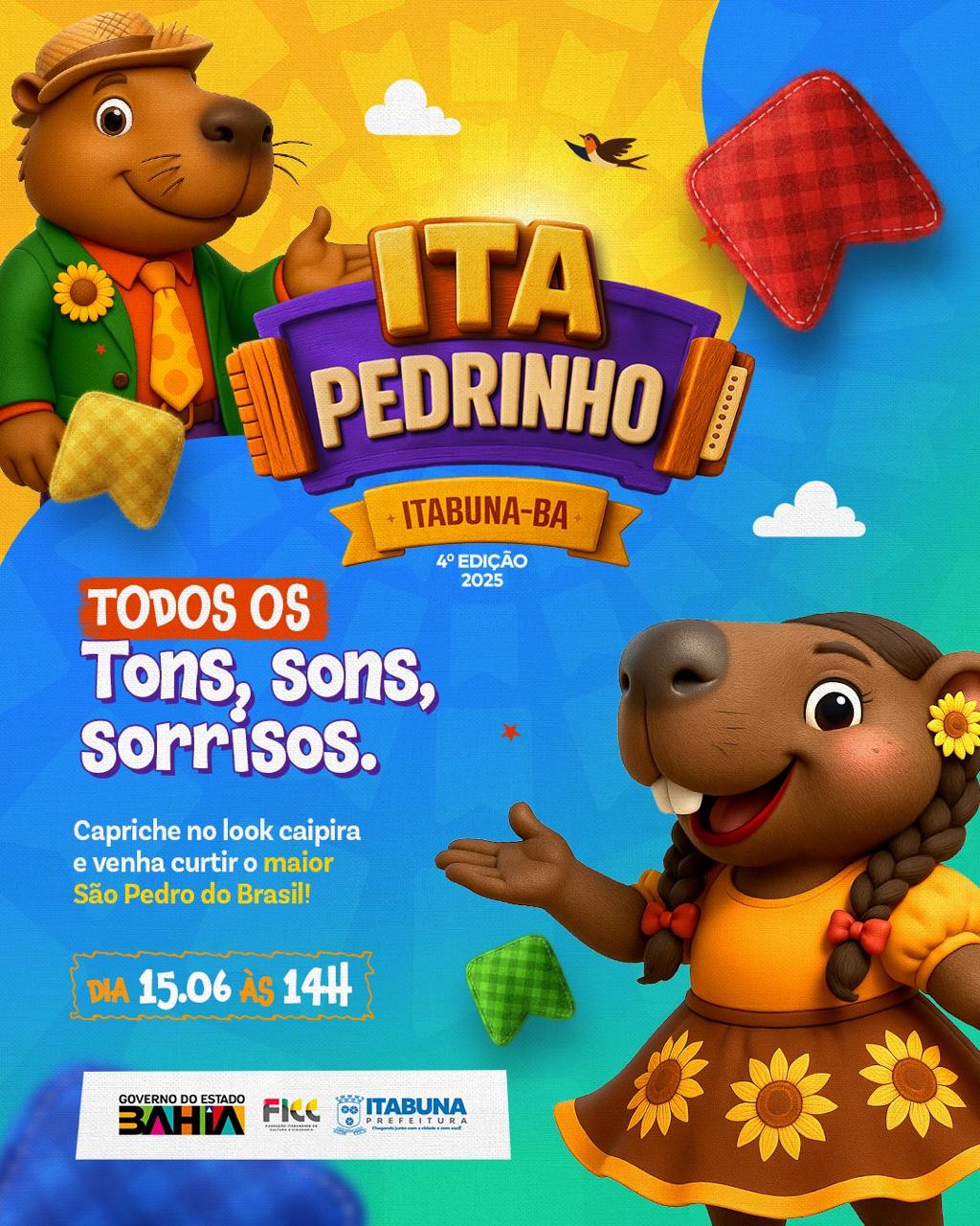 Itabuna realiza a 4ª edição do Ita Pedrinho com mais de 35 atrações para a criançada