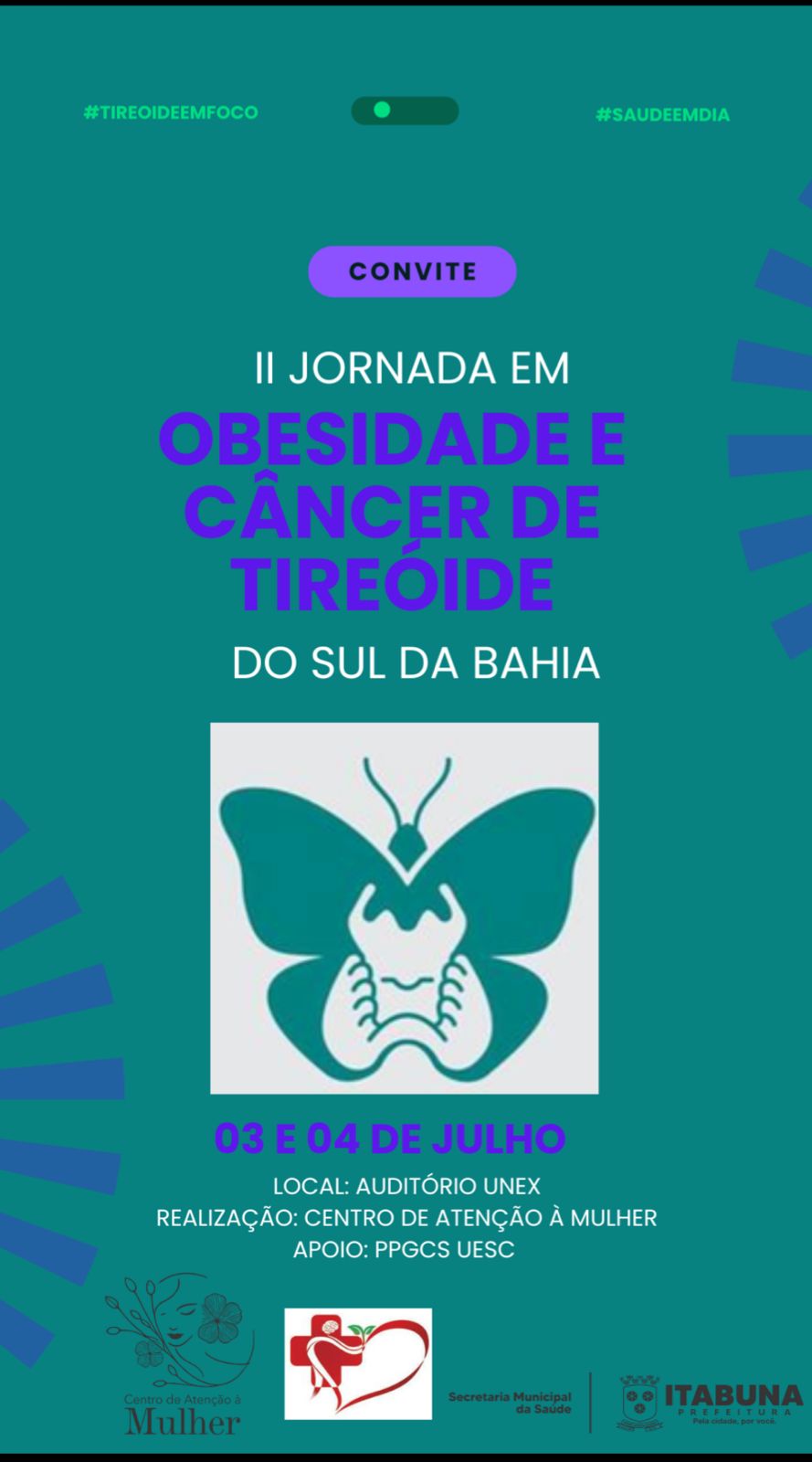 Prefeitura de Itabuna realiza a II Jornada em Obesidade e Câncer de Tireoide do Sul da Bahia