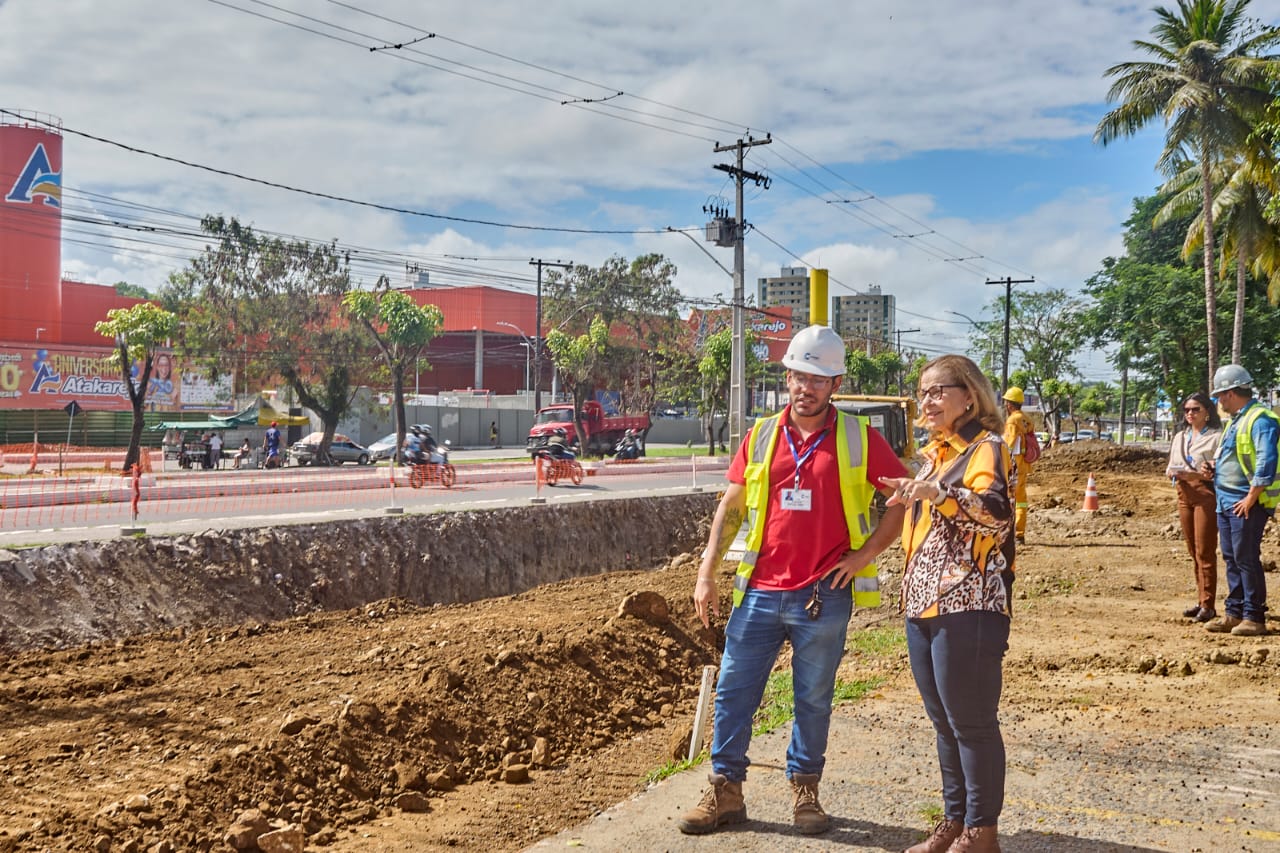 Secretária de Infraestrutura e Urbanismo inspeciona as principais obras em andamentos de Itabuna