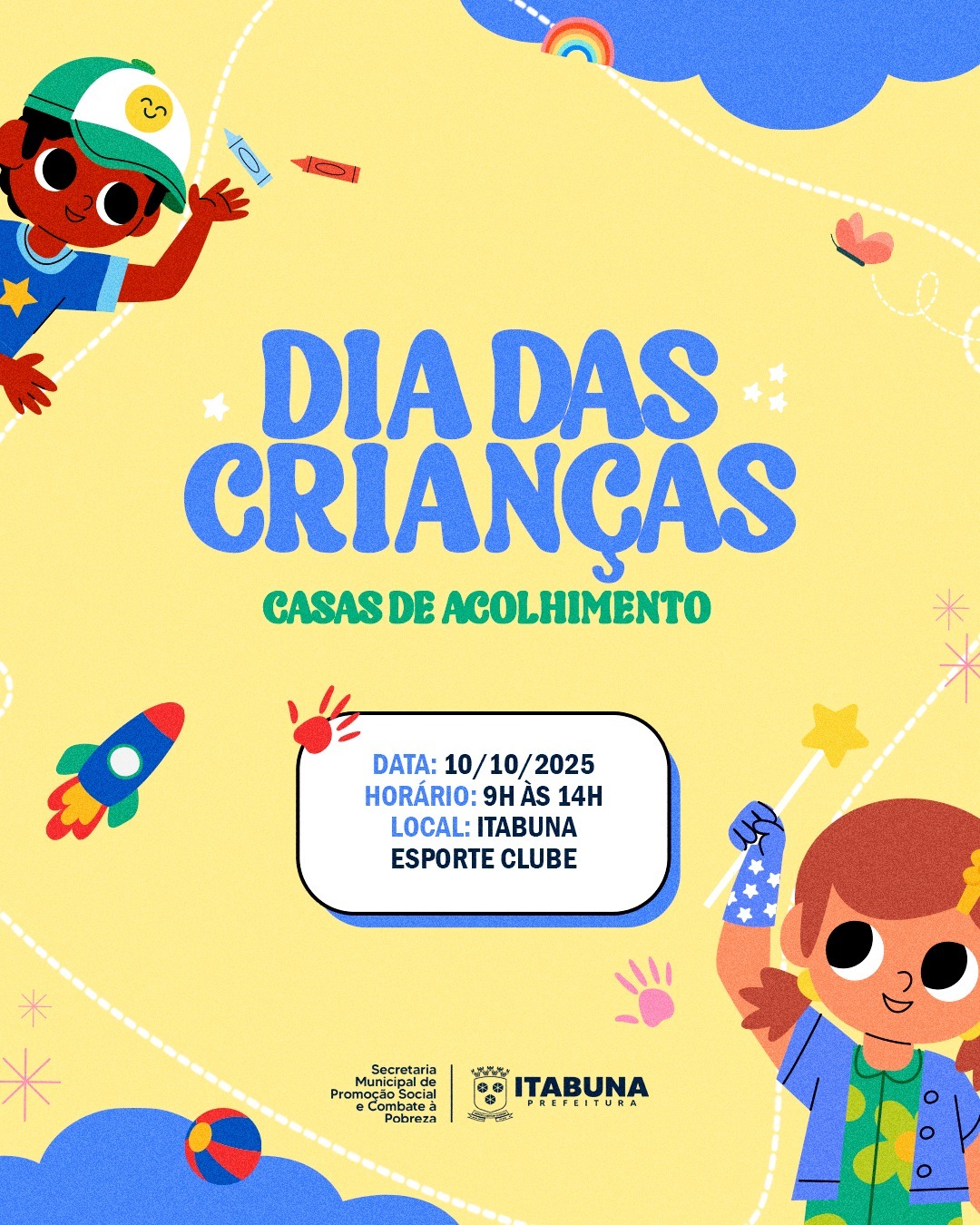 Prefeitura de Itabuna comemora Dia das Crianças das Casas de Acolhimento
