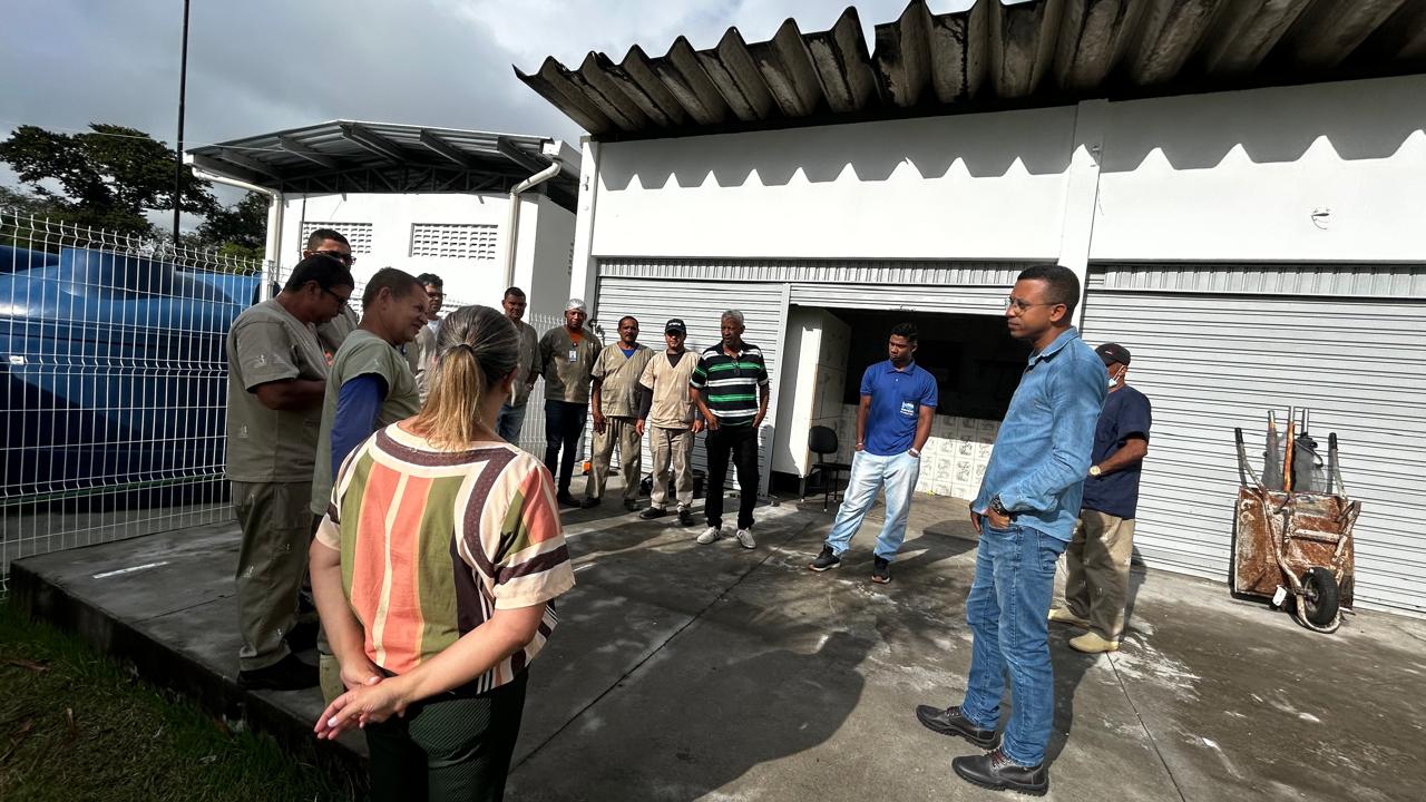 Diálogo de Segurança fortalece integração na engenharia e manutenção do Hospital de Base